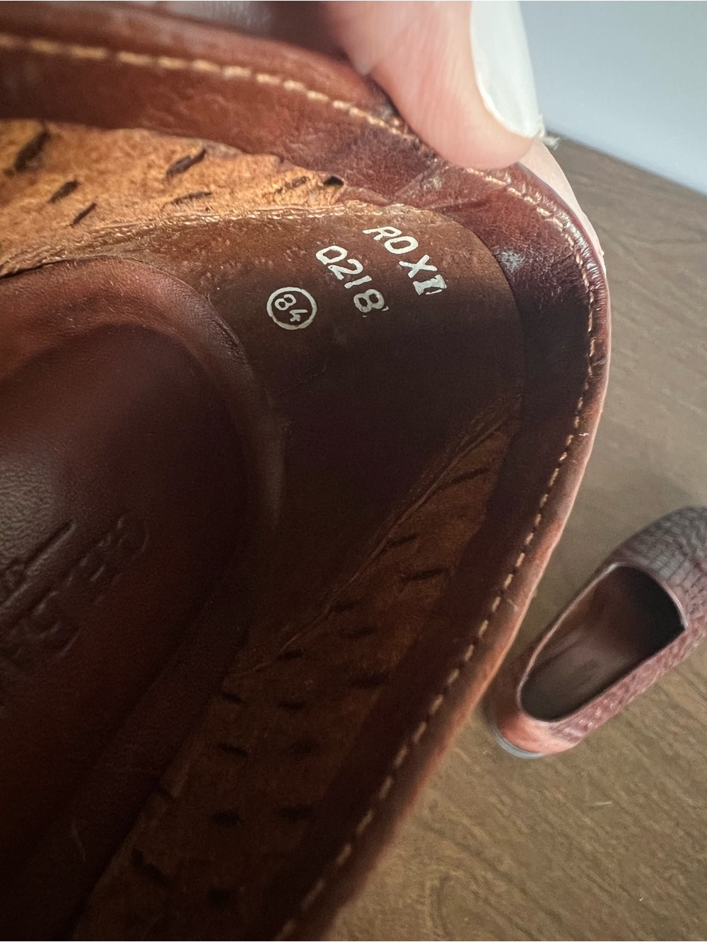 Vintage G.H. Bass & Co Women’s 6.5 M Woven Leather Loafers Brown Made in Brazil - Picture 9 of 10